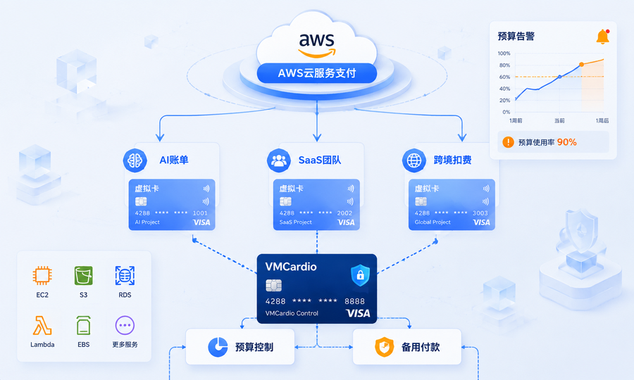 AWS云服务支付指南：AI团队、SaaS团队与跨境业务的账单扣费方案