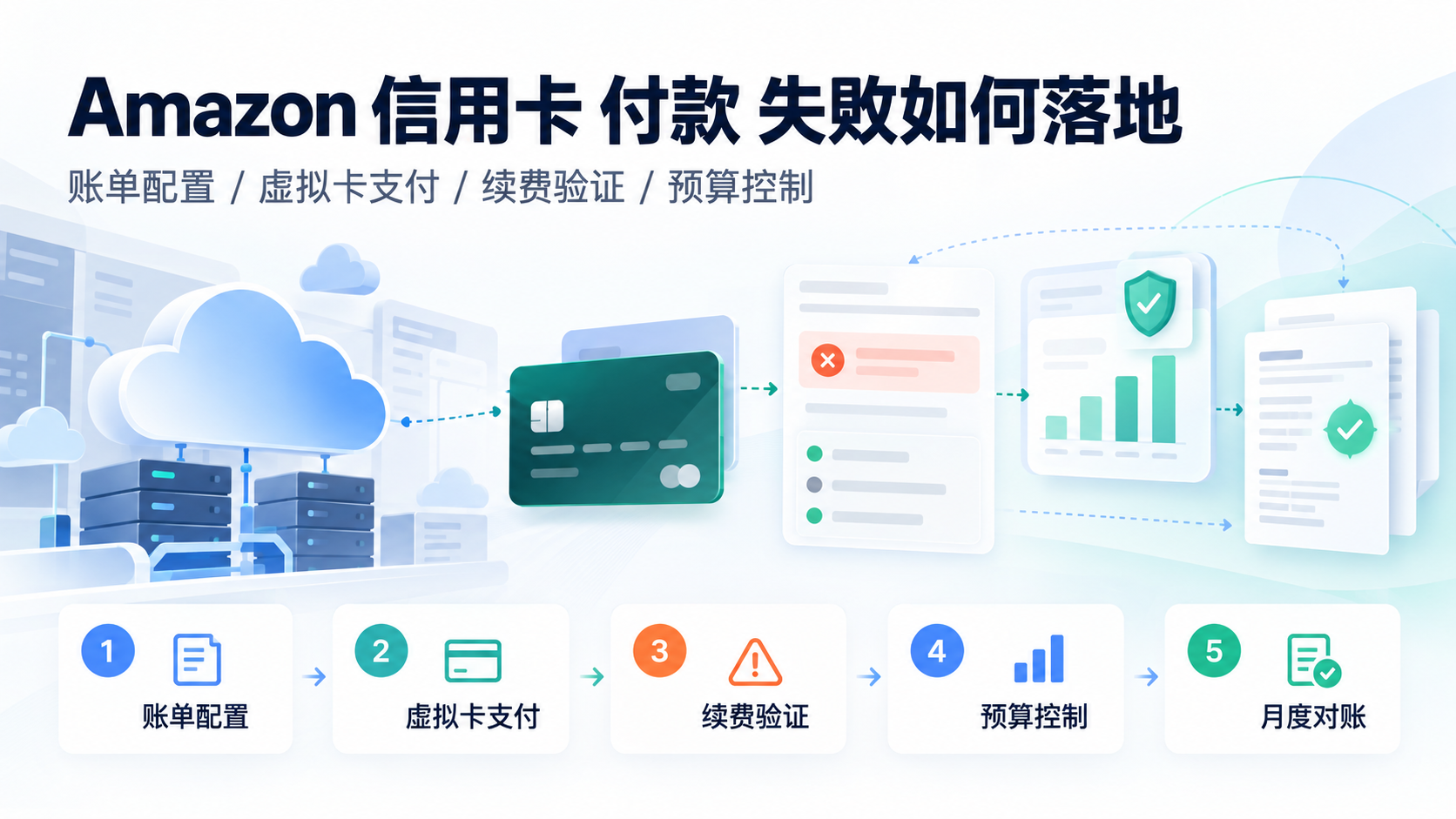 Amazon 信用卡 付款 失敗如何落地?从资料准备到财务复核的操作指南