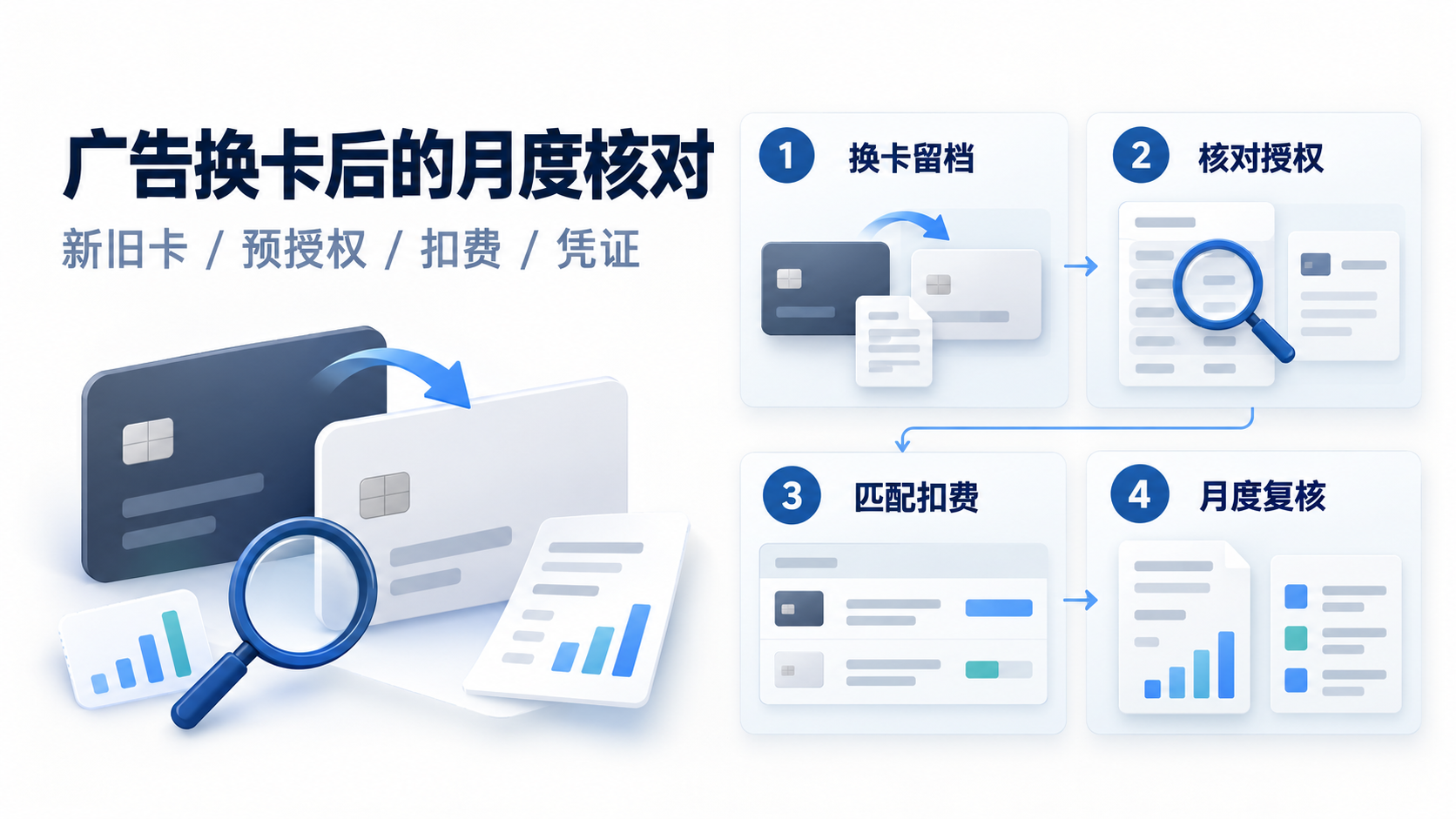Facebook广告投放:换卡后的预授权与新旧卡月度核对